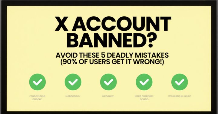 X Account Banned? Avoid These 5 Deadly Mistakes (90% of Users Get It Wrong!)